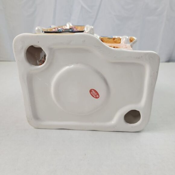Christmas Cottage‎ Ceramic Glazed Votive Candle Tea Light Candle Holder - Picture 6 of 6